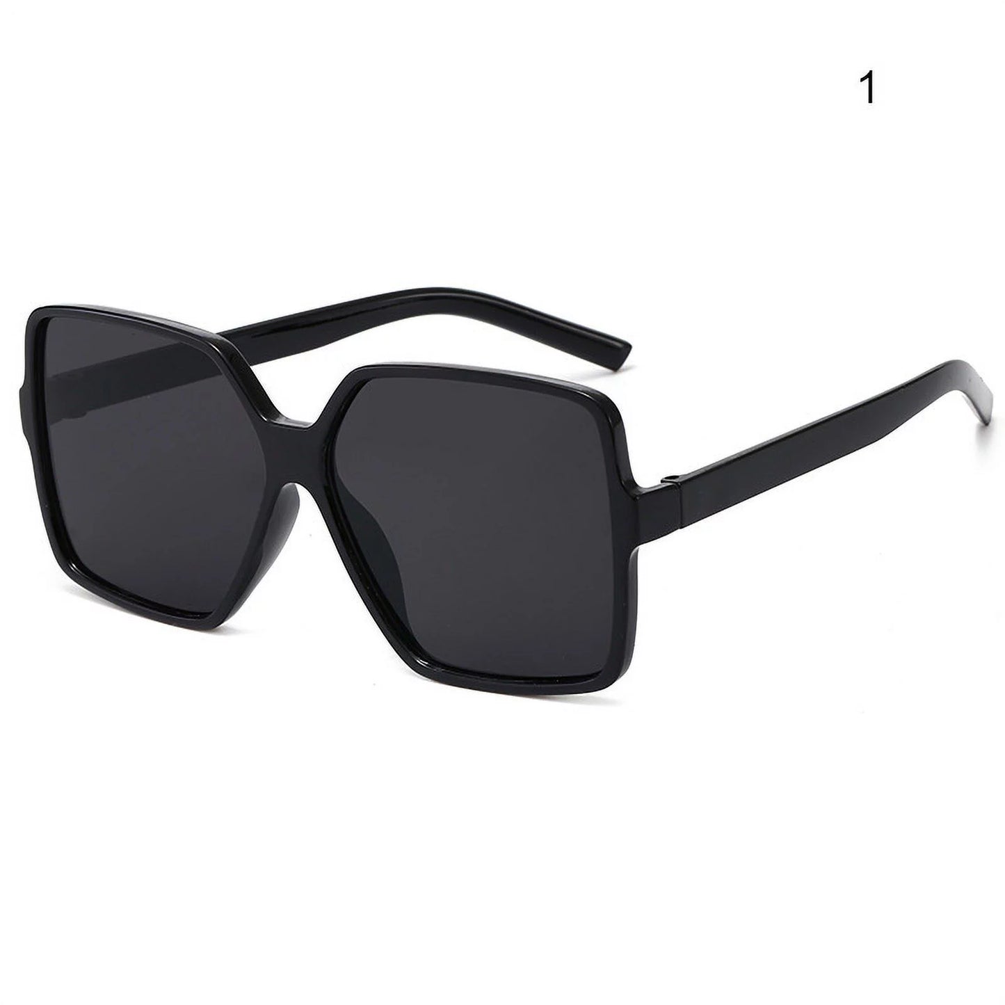 Polarized Women Square Sunglasses Big Women Sunglasses Retro Flat Top Fashion Shades Sunglasses for Women and Men 1