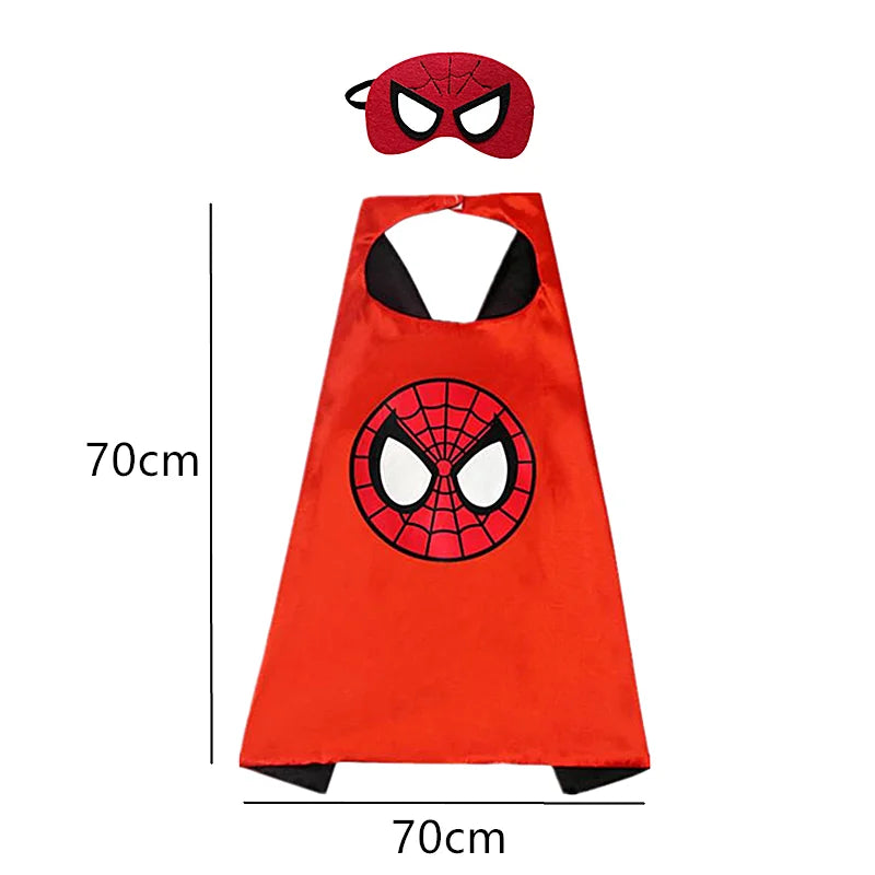 Superhero Capes for Kids 3-10 Year Old Boy Gifts Boys Cartoon Dress up Costumes Party Supplies Easter Gifts