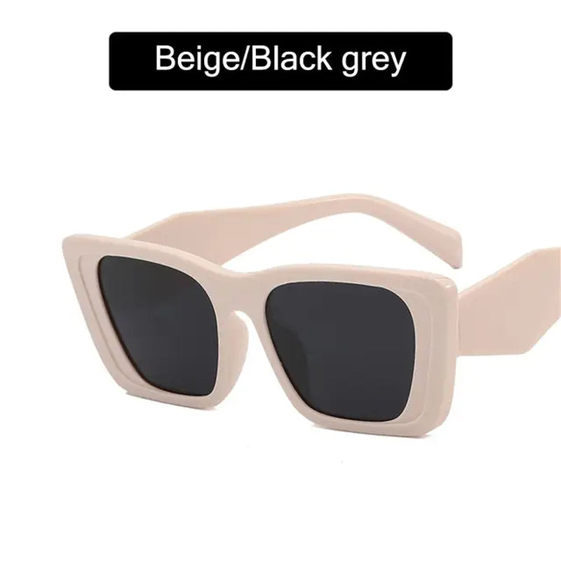 Unique Eyewear UV400 Big Frame Trend Glasees Women'S Sunglasses Square Sunglasses Female Sun Glasses