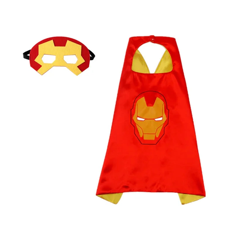 Superhero Capes for Kids 3-10 Year Old Boy Gifts Boys Cartoon Dress up Costumes Party Supplies Easter Gifts