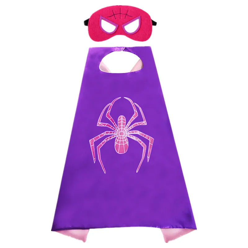 Superhero Capes for Kids 3-10 Year Old Boy Gifts Boys Cartoon Dress up Costumes Party Supplies Easter Gifts