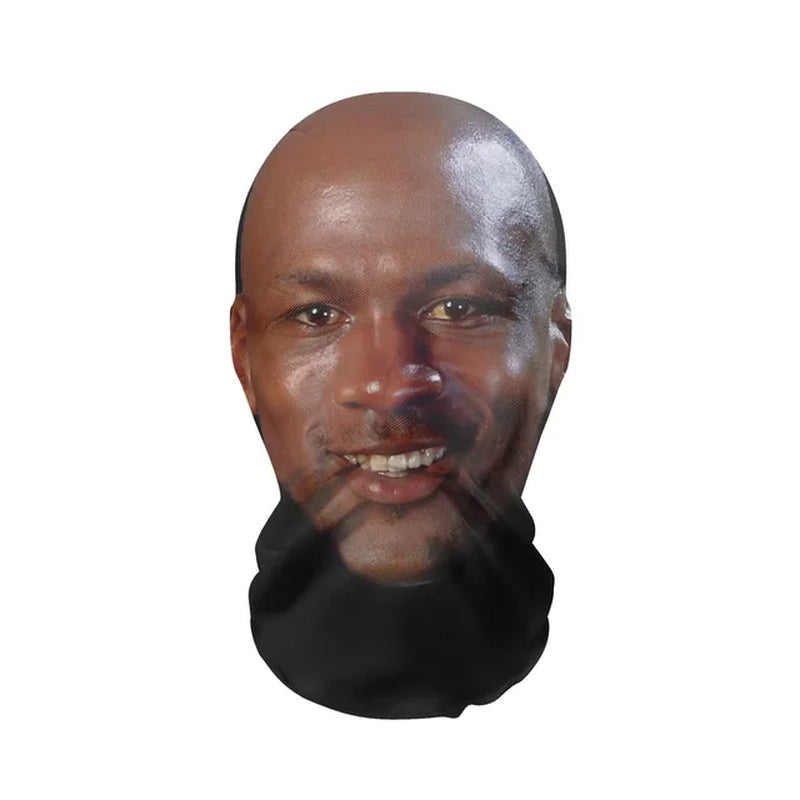 New 3D Printed Kanye Mask Elastic Mesh Full Face Mask for Men Women Cosplay Headwear Hip Hop Fashion Balaclava Hood Hat Headg