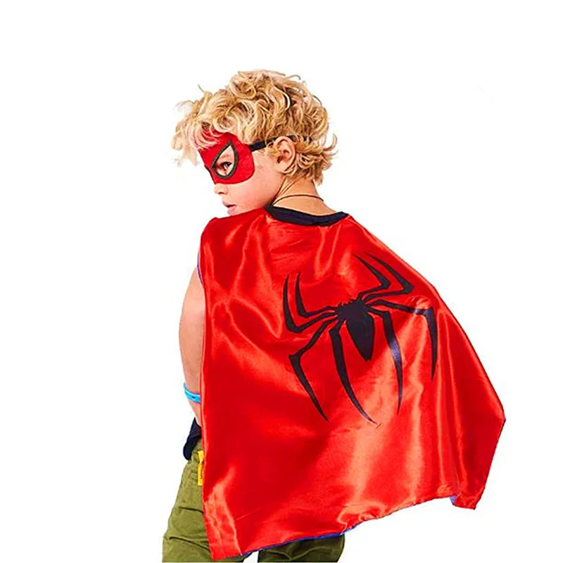 Superhero Capes for Kids 3-10 Year Old Boy Gifts Boys Cartoon Dress up Costumes Party Supplies Easter Gifts