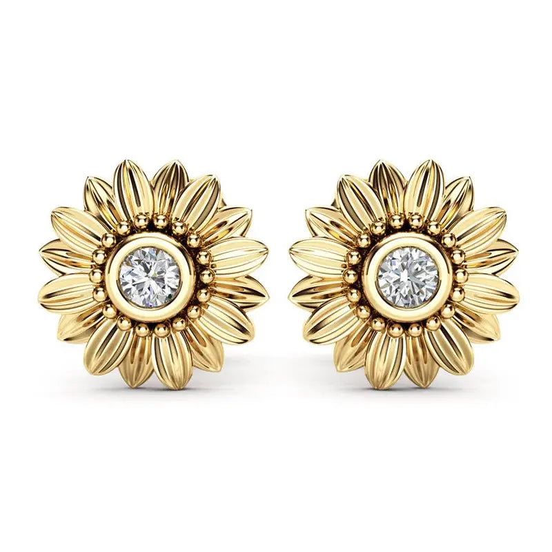 Sunflower Stud Earrings