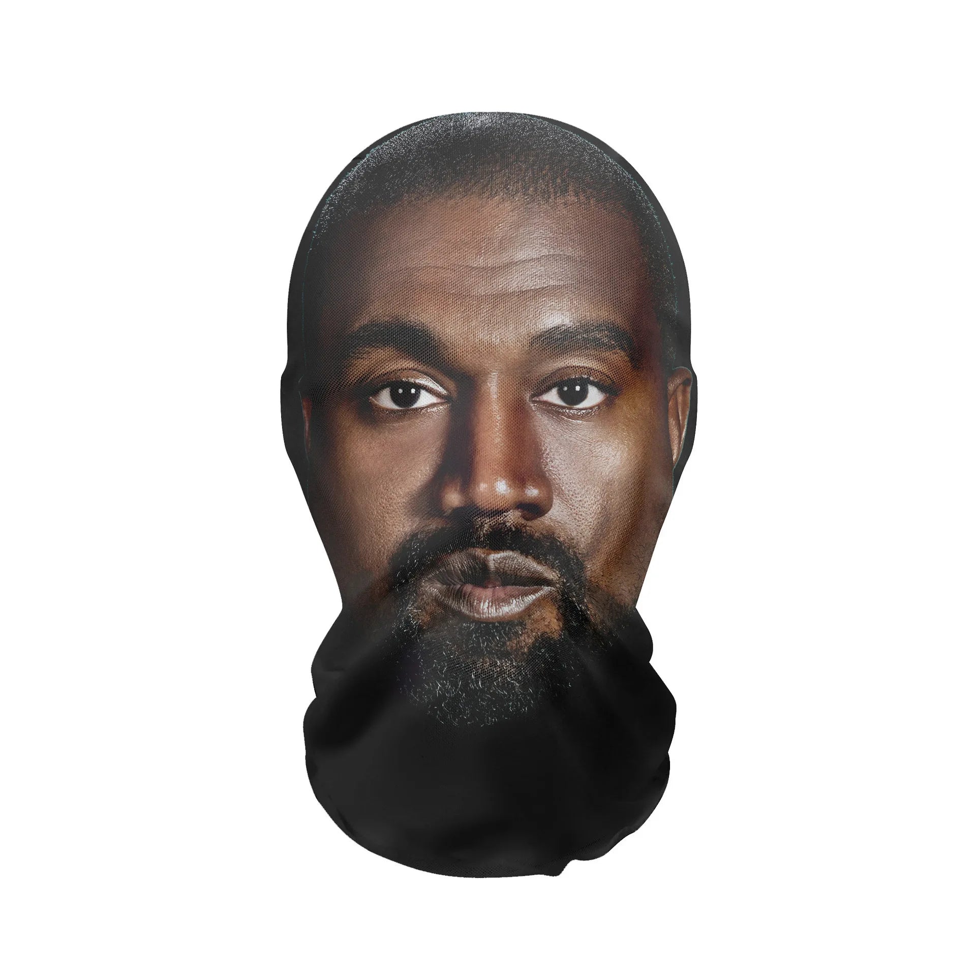 New 3D Printed Kanye Mask Elastic Mesh Full Face Mask for Men Women Cosplay Headwear Hip Hop Fashion Balaclava Hood Hat Headg